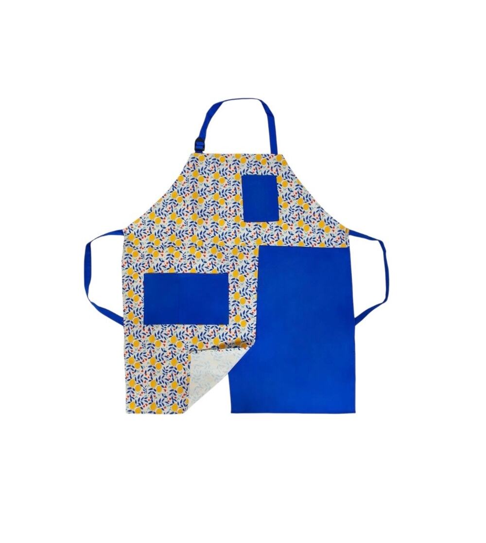 New GOGO Garden Apron Blue 2 Pockets